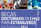 Declaración Becas de Doctorados Extranjeros 2013