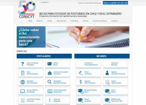 Becas CONICYT presenta su nuevo sitio web