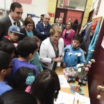 Presidenta Michelle Bachelet visita campamento científico Explora de Conicyt