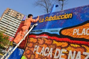 Mural que une arte y ciencia es inaugurado en Ñuñoa