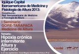 Iquique se convierte en la Capital Iberoamericana de Medicina y Fisiología de Altura