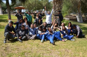 El grupo de alumnos