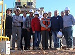 Ministra Aurora Williams visita planta minera piloto de CICITEM