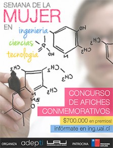 Estudiantes UAI y EXPLORA CONICYT organizan concurso de afiches sobre mujeres en ciencias