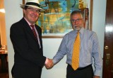 CONICYT recibe visita de Embajador de Bélgica en Chile