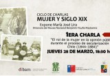 Ciclo de charlas: Mujer y Siglo XIX
